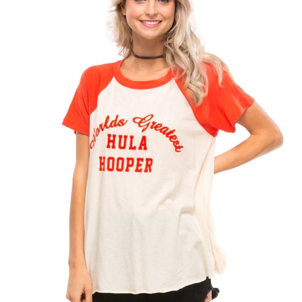 BRAND NEW Wildfox 'Hula Hooper' Raglan Tee